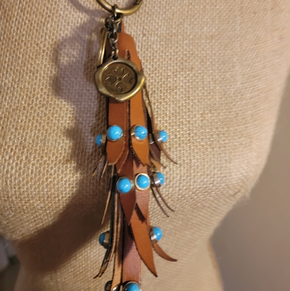 Patricia Nash Favazzina tassel keychain,fob